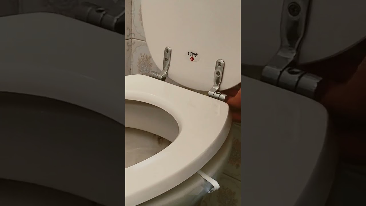 guarda il video completo nel mio canale. come sostituire la tavoletta del wc #bagno #wc #water