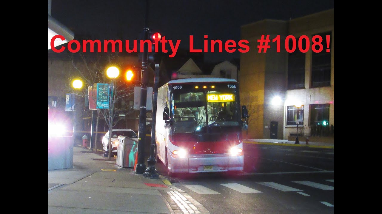 NeoplanDude | Community Lines 2002 MCI J4500 #1008, To Journal Square via Kennedy Blvd!
