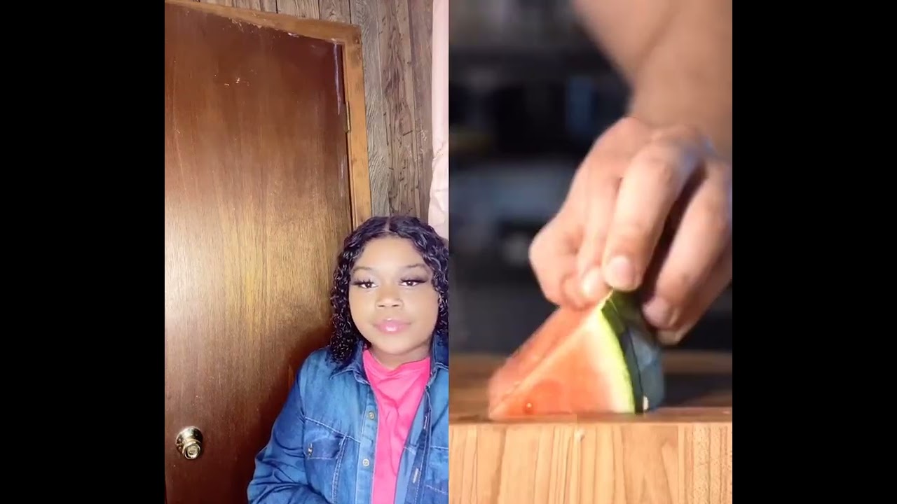Watermelon Waste: Woman Reacts to Bizarre Food Prep#watermelon #foodprep #foodwaste