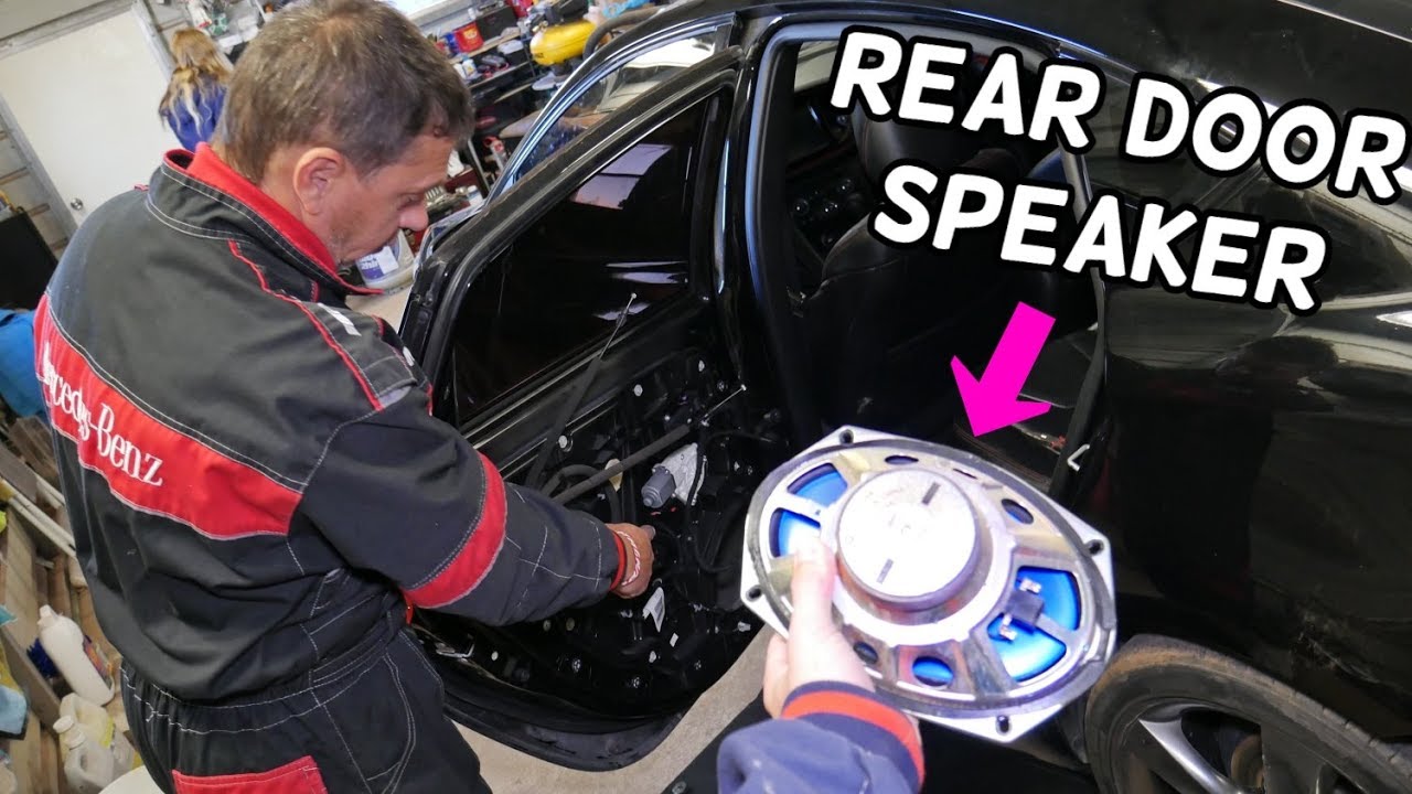 REAR DOOR SPEAKER REPLACEMENT REMOVAL DODGE DART, CHRYSLER 200