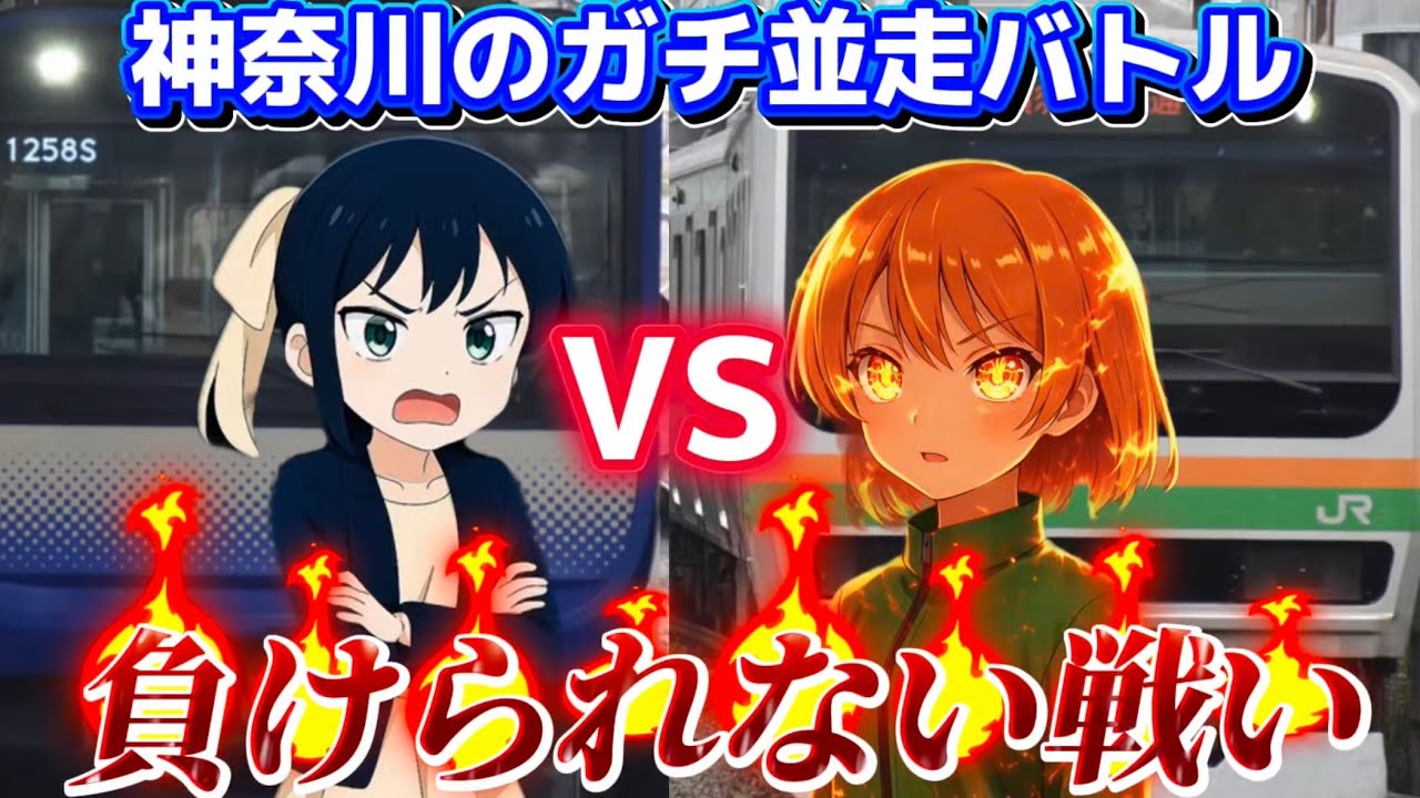 【第2章の始まり】横須賀線VS東海道線のガチ並走バトル