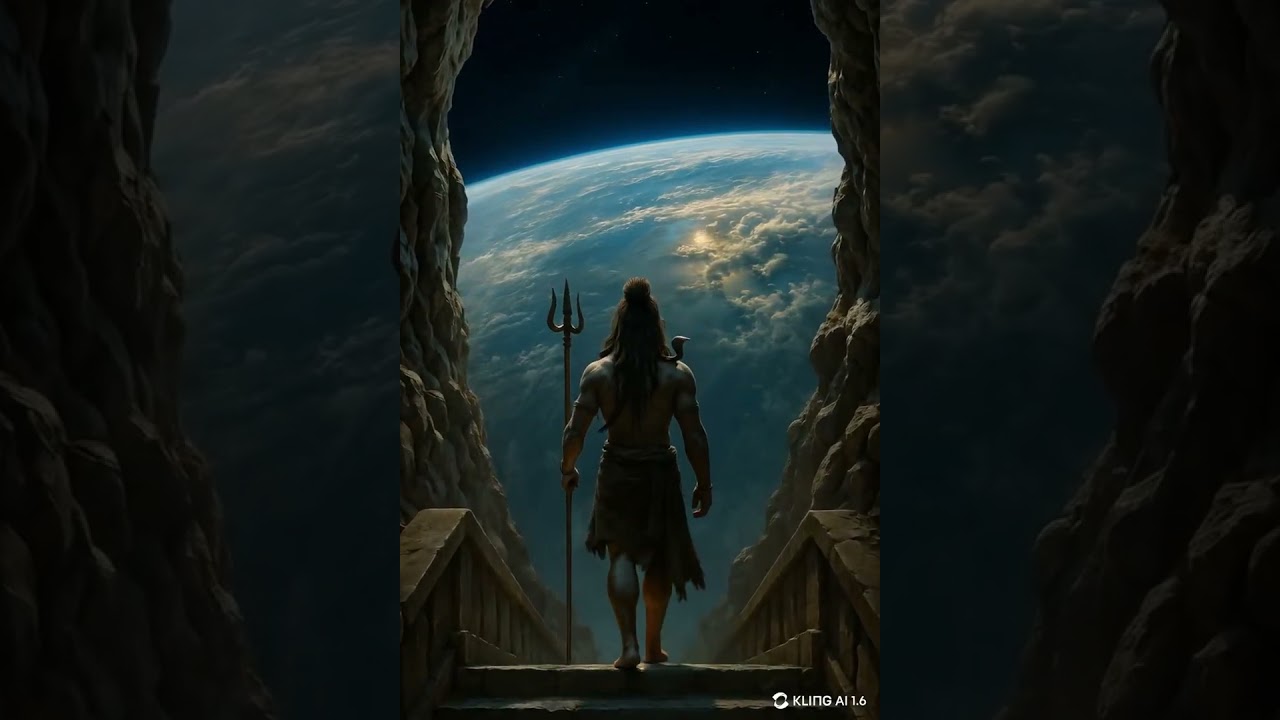 🙏 #ai #video #motivation #shiv #shiva #mahadev #earth #space #hindugod #shorts #trending #song