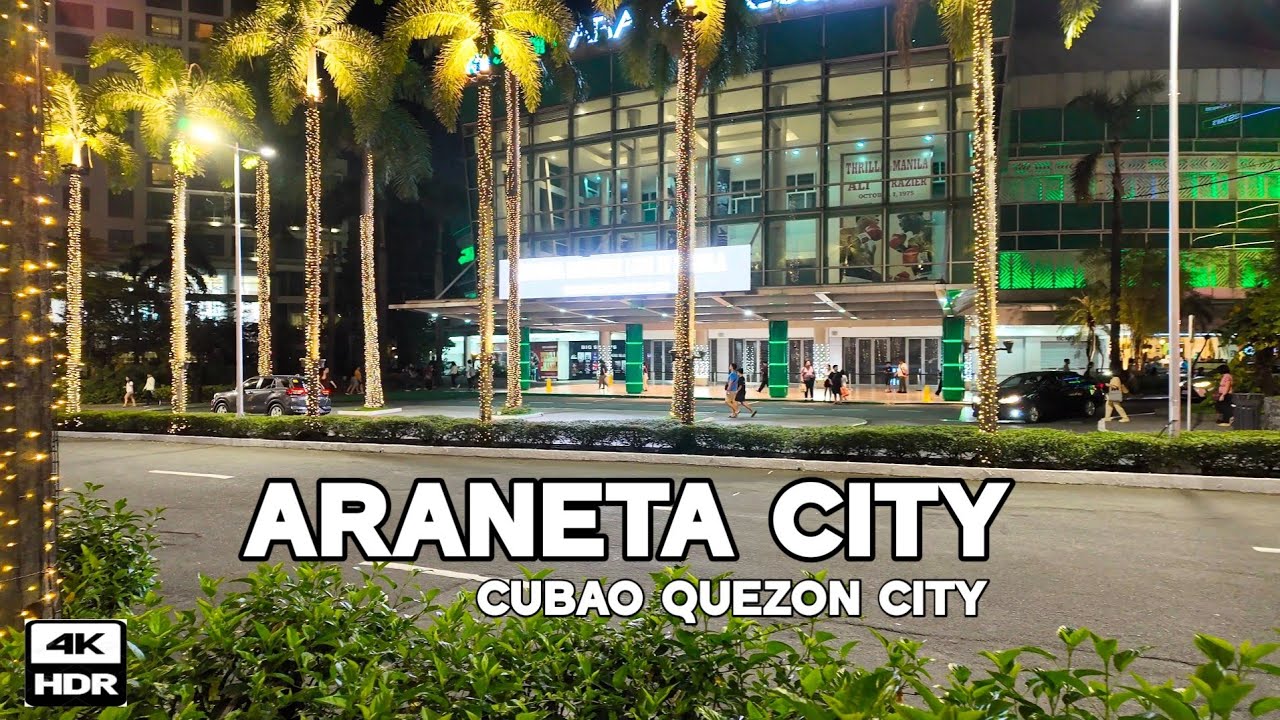 ARANETA City Walking Tour 4K | What's Real Life Inside PHILIPPINES?