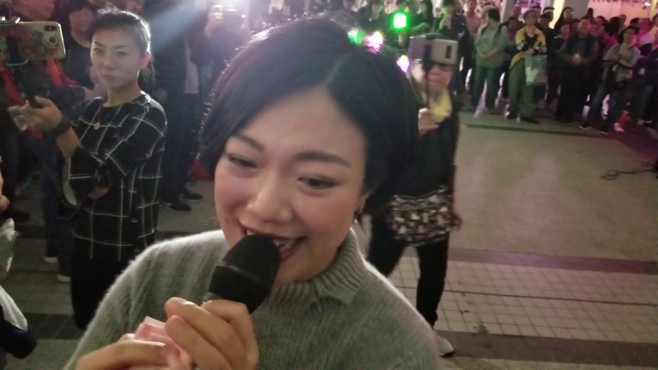 街頭天后 龍婷 ending 情人 獨上西樓 如風 完場花絮 @ 中環碼頭 18/12/22 Stacey Long