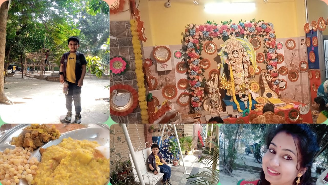 সরস্বতী পুজোর দিনটা এতো সুন্দর ভাবে কাটাবো ভাবিনি||Swarasati puja vlog||Swarasati puja 💖🥰