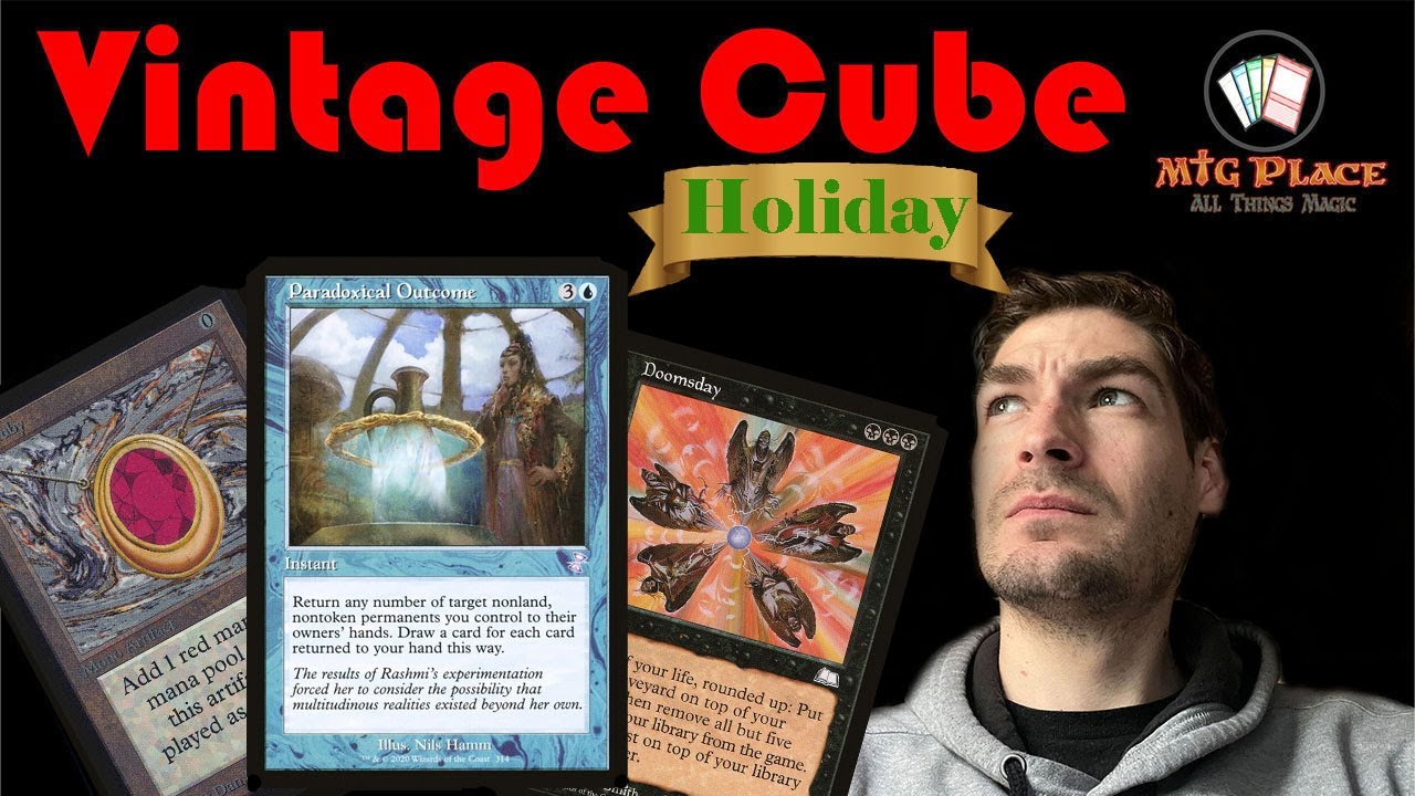 Making Paradoxical Outcome my Best Card | Vintage Cube MTGO | MtG Josh (SavageHunter77)