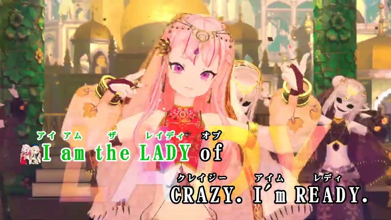【ニコカラ】LADY CRAZY / HIMEHINA OnVocal　カラオケ字幕動画