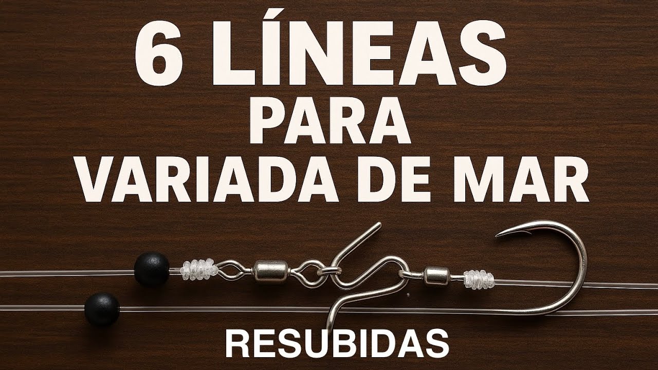 6 líneas de Variada para la temporada de pesca que se viene #lineadepesca #variada #pesca #surfcast 