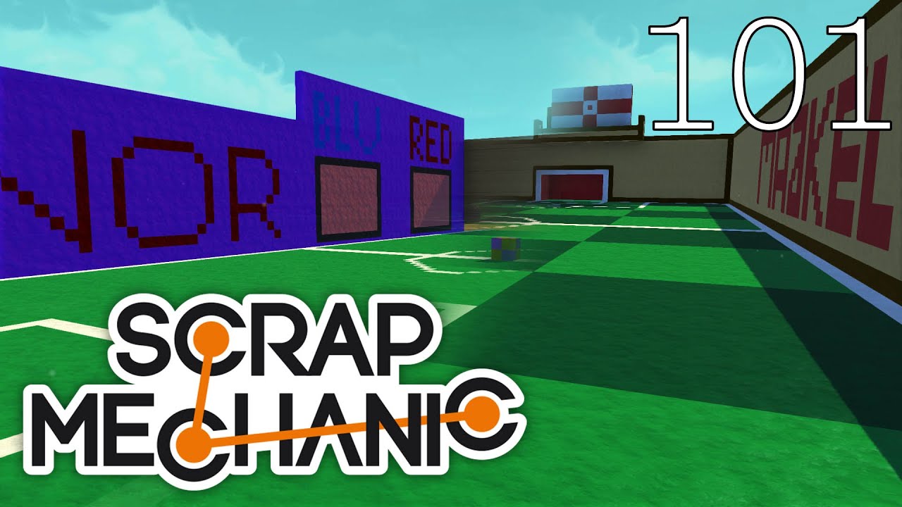 Scrap Mechanic [#101] Mapa Football by Onor/Majkel (Mapy Widzów)