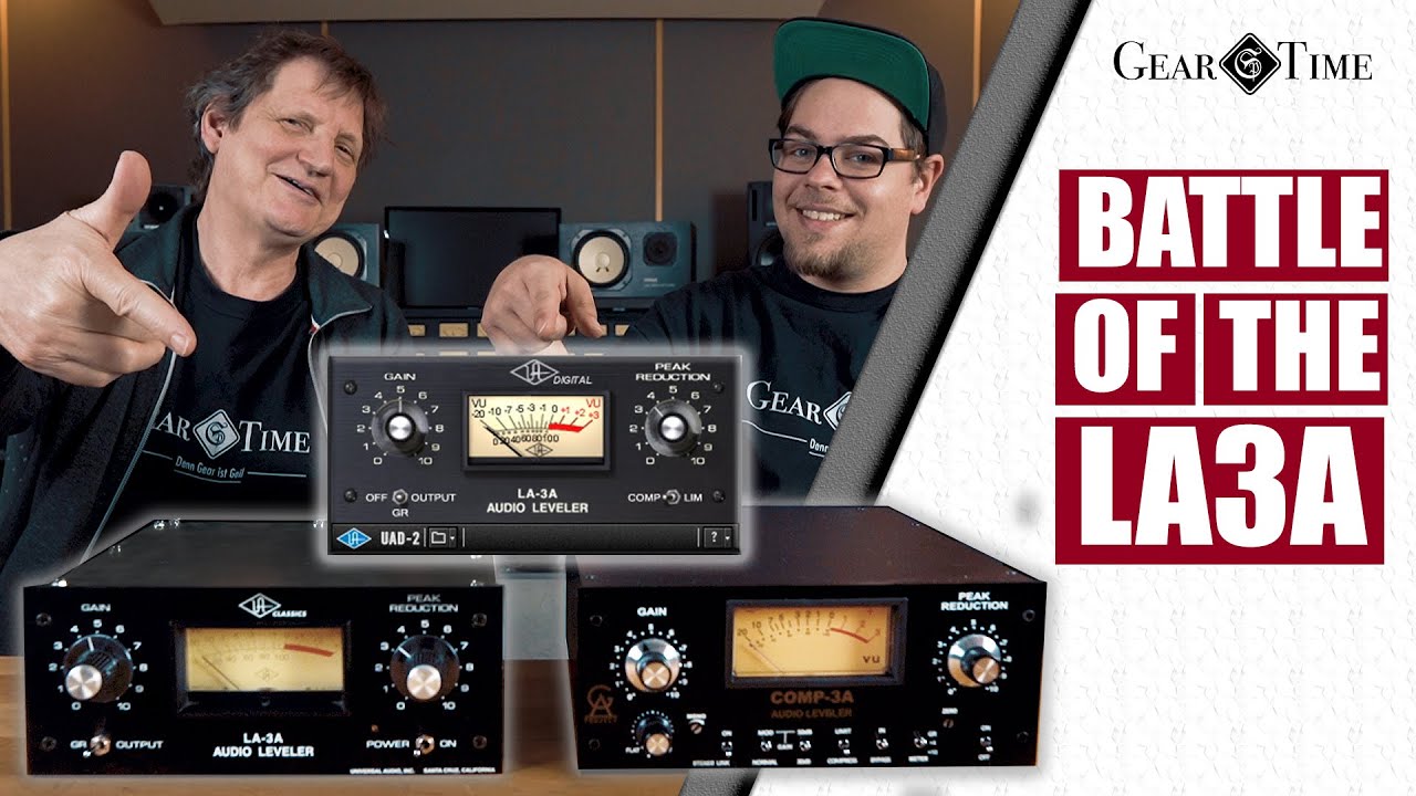 LA3A Leveler Battle - Golden Age Project VS Universal Audio VS Plug In  | Gear Time