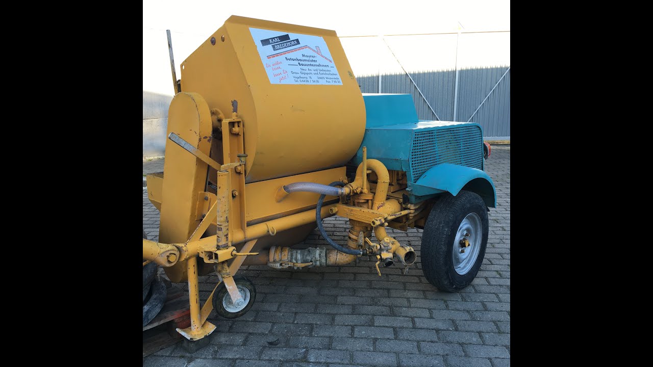 Штукатурная станция Putzmeister P13 www.pm.sm.ua
