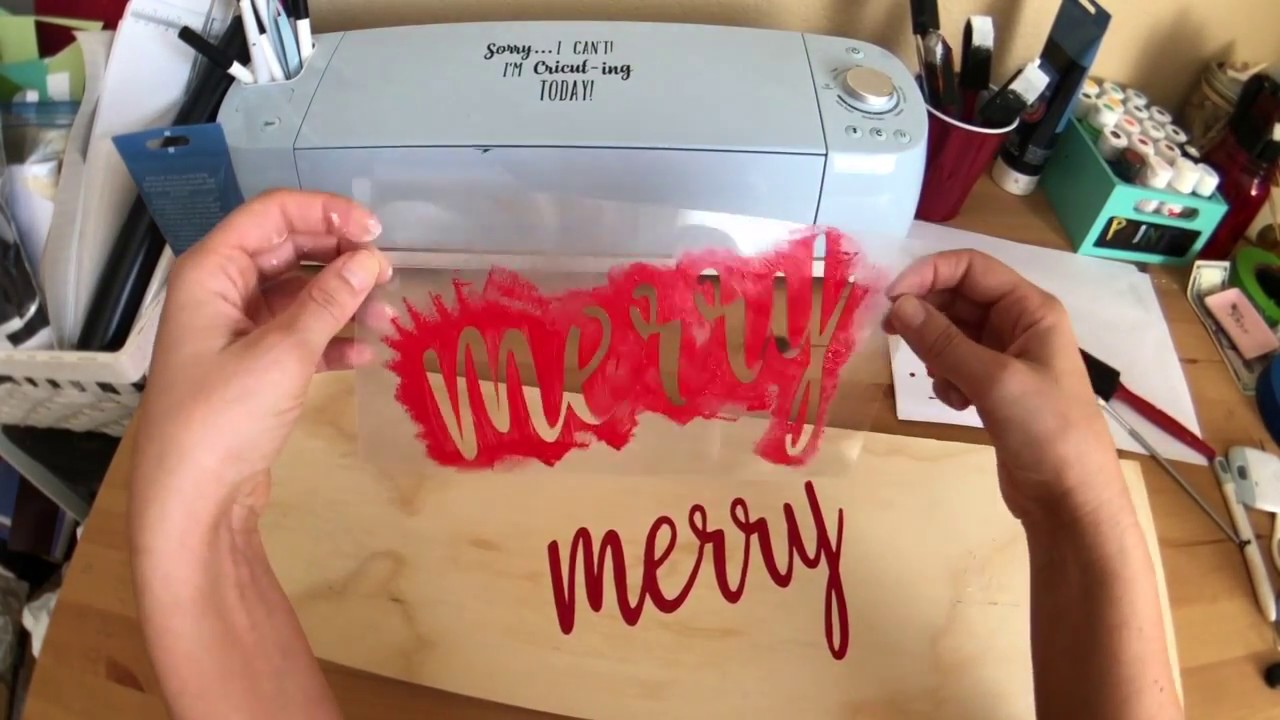 How to Make a Reuseable Stencil with Your Cricut