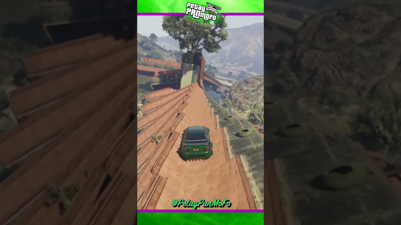Hard Old Skool Wallride Thru The River 🎮 (GTA Online Custom Stunt Race - PS5 Link)