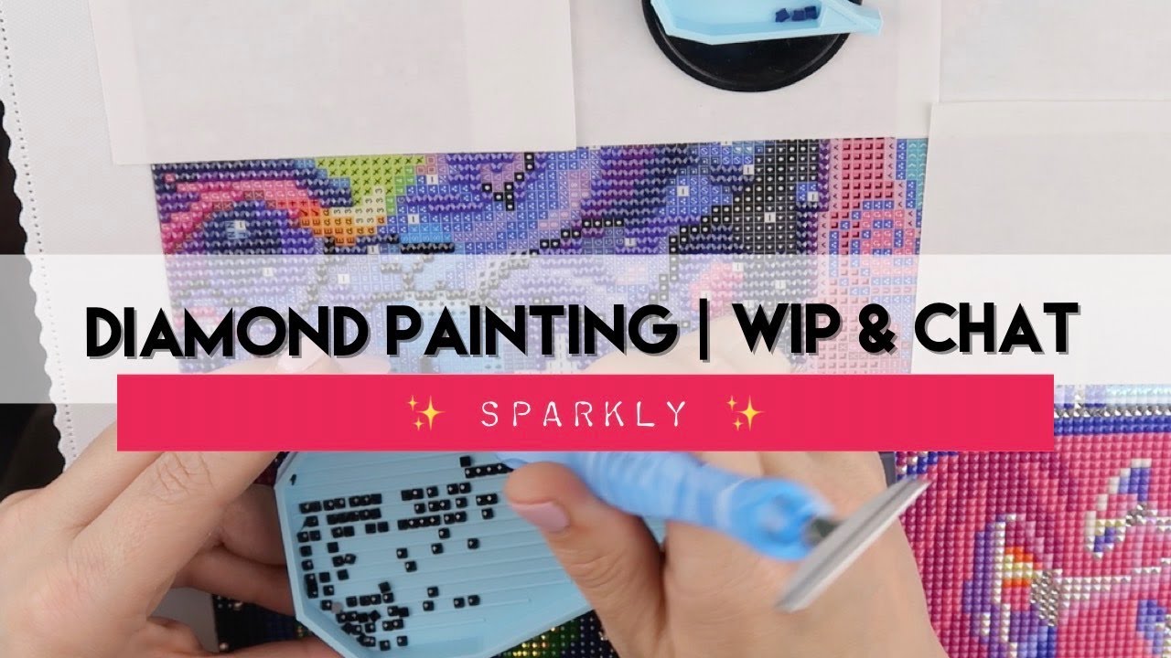 Diamond Painting WIP & Waffle | DAC Cosmic Trip
