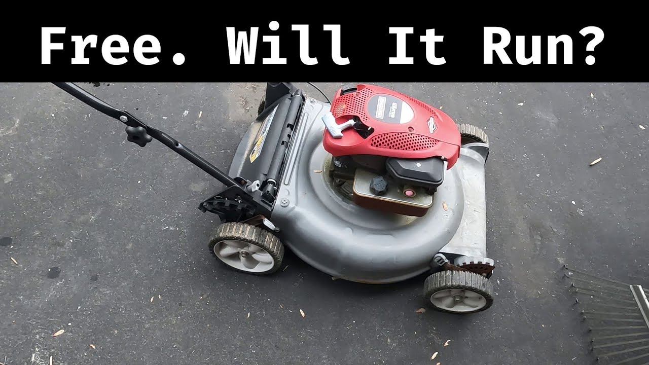Будет ли работать? Бесплатная газонокосилка Rusted Craftsman