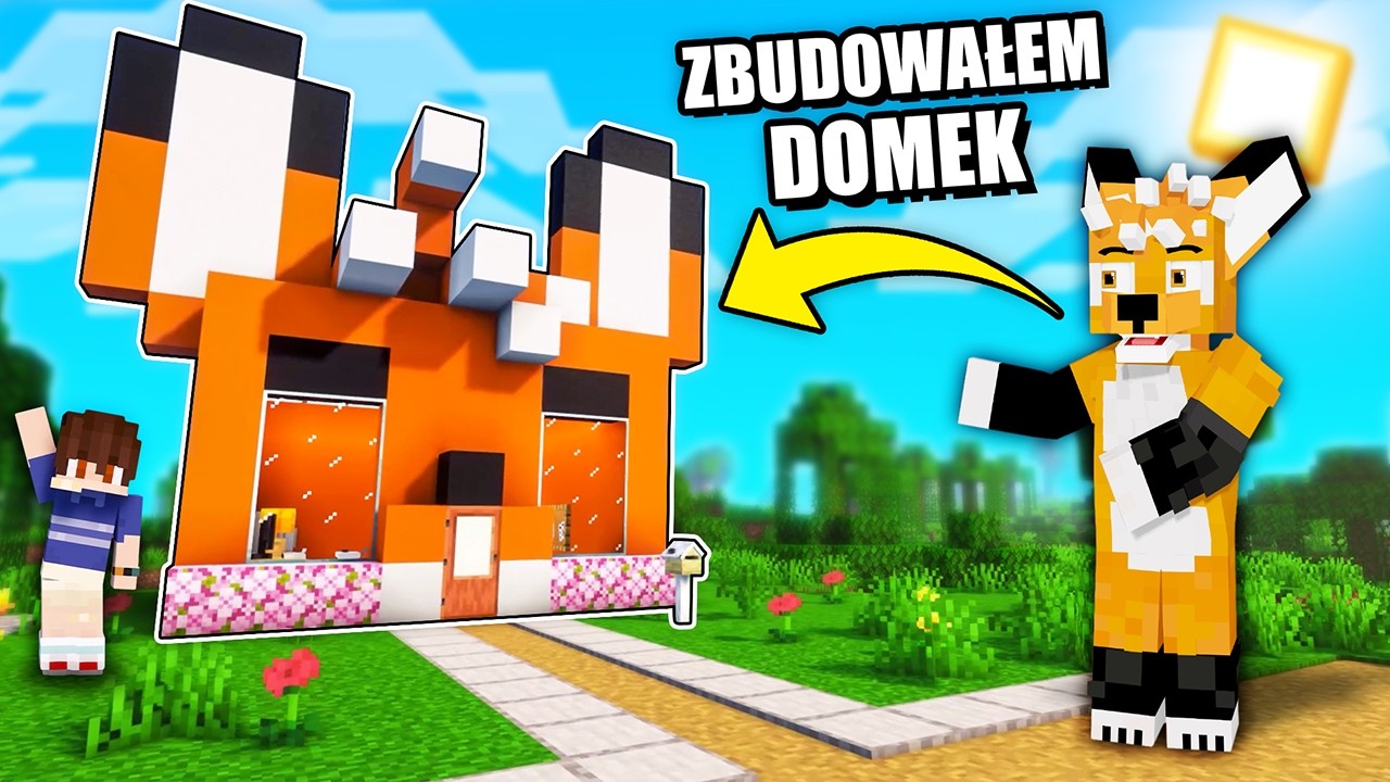 ZBUDOWAŁEM WŁASNY DOMEK w MINECRAFT!