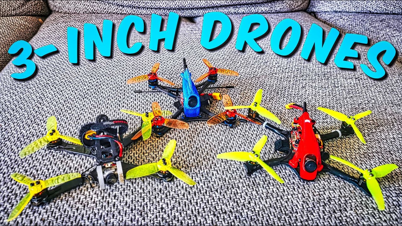 3-inch FPV Drones - Armattan Tadpole, HGLRC Petrel 132, Atomrc Dodo 135 pro