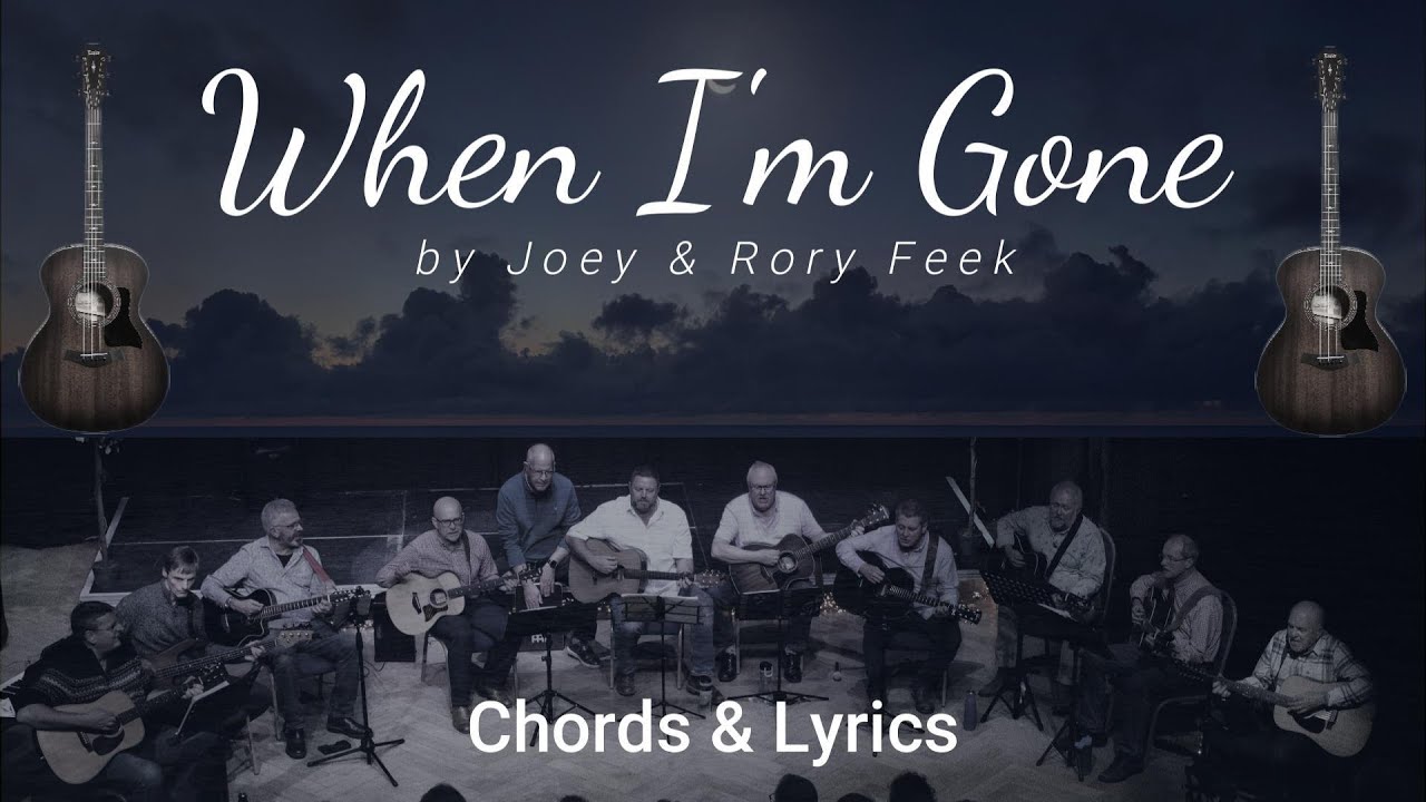 When I'm Gone   Joey Feek   (Cover)  Witney Guitar Club - With lyrics & chords