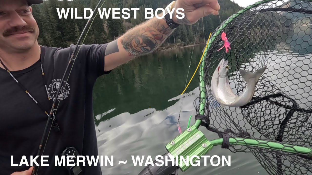 Spring Kokanee Fishing LAKE MERWIN Washington