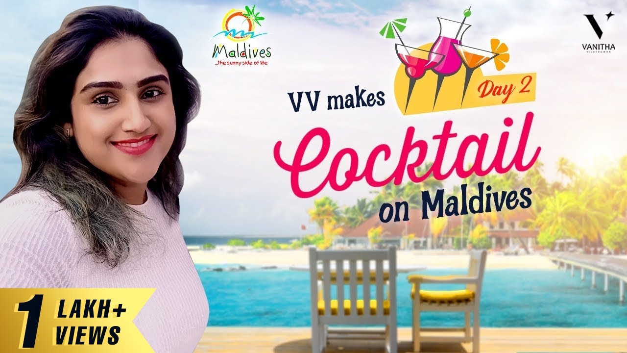 Cocktail class in Maldives Beach | Expert Tips | Maldives Trip Vlog | Vanitha Vijaykumar