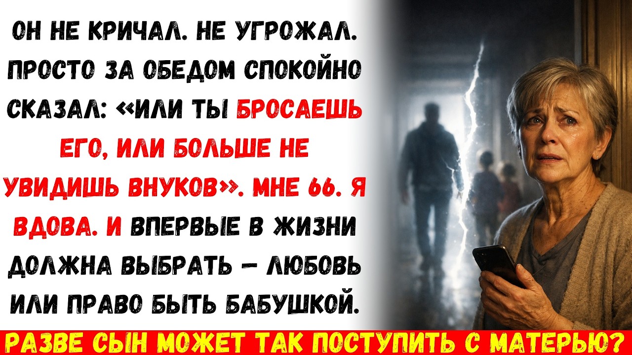 Сын запретил мне видеть внуков, если я не расстанусь с любимым