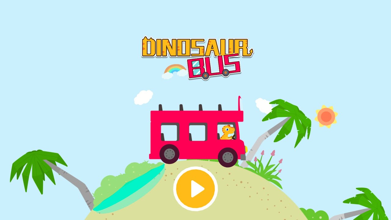 Dinosaur Bus 🚌 - Painting  and Decorating Games for Kids | Kids Learning | Kids Games | @Yateland
