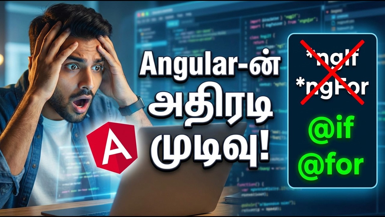 Angular Says Goodbye to ngIf and ngFor Forever! in Tamil