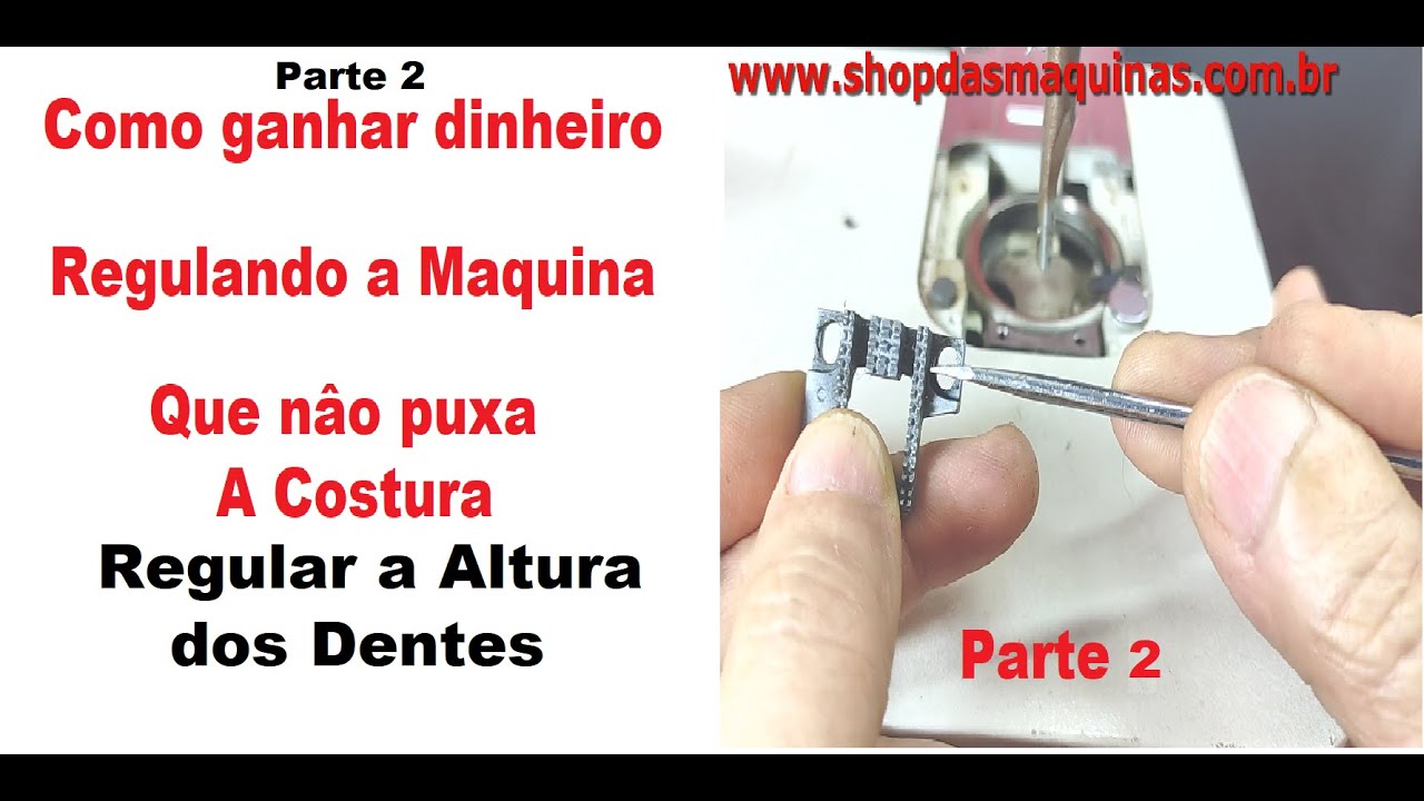 Dinheiro Fácil Maquina que não Puxa a Costura como Regular Altura dos Dentes da Maquina Costura 2