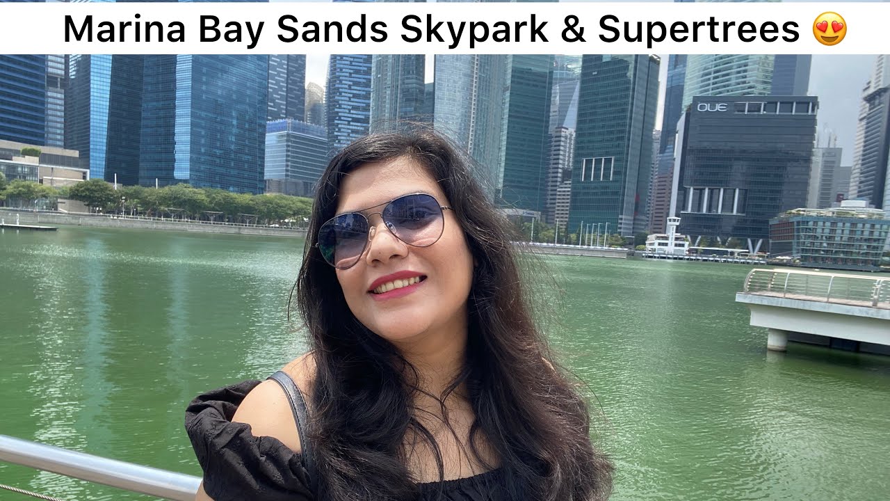 Singapore Vlog 3 - Marina Bay Sands Skypark, Shoppes Mall & Supertrees / Anamika Mishra