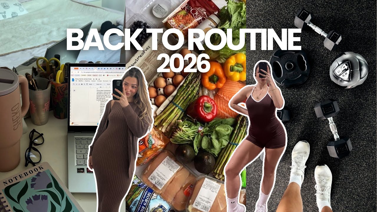 RITORNO ALLA ROUTINE ⭐️ 2026 | abitudini sane, disciplina e self care