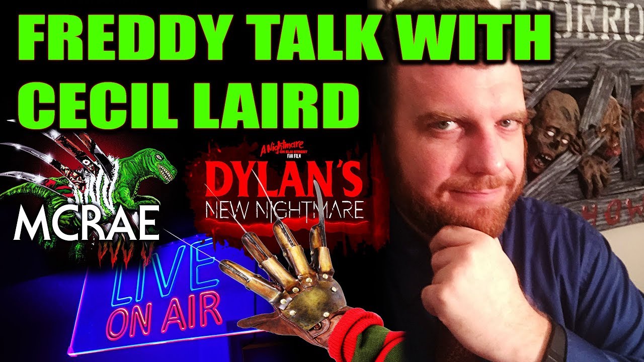 MCRAE LIVE #9: GUEST - Cecil Laird - Talking Everything Elm Street and Freddy Krueger