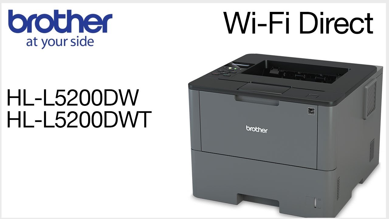 Connect to HLL5200DW with Wi-Fi Direct