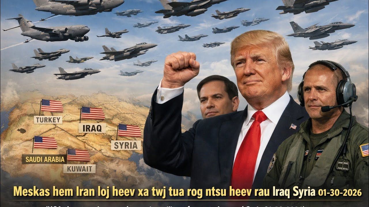 News xov xwm  kub ceev heev meskas xa dav hlau tua rog mus rau melauv ij 01/30/2026