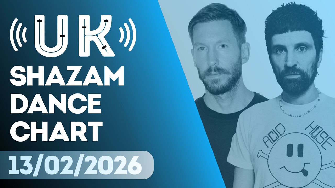 🇬🇧 SHAZAM UK DANCE CHART (13/02/2026) | TOP-50 & NEW-ENTRIES OVERVIEW