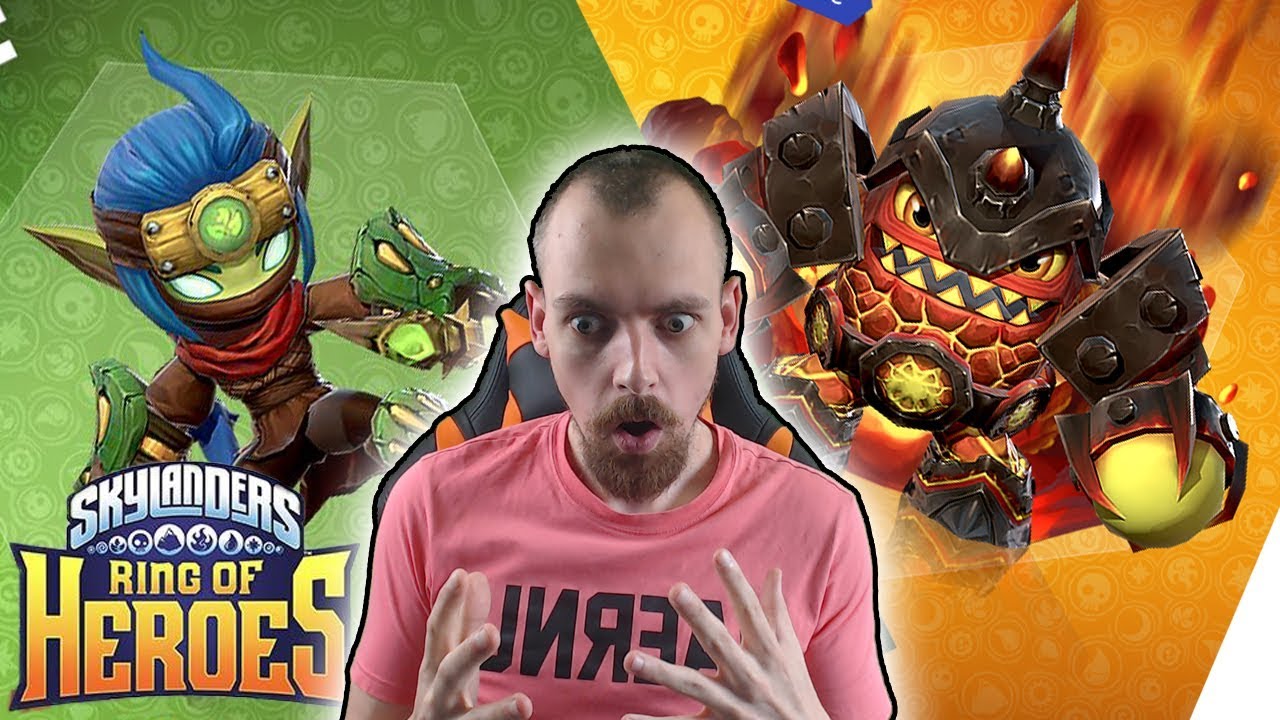 SKYLANDERS RING OF HEROES - ERUPTOR & STEALTH ELF Charakter Info - Gameplay Bilder | EgoWhity