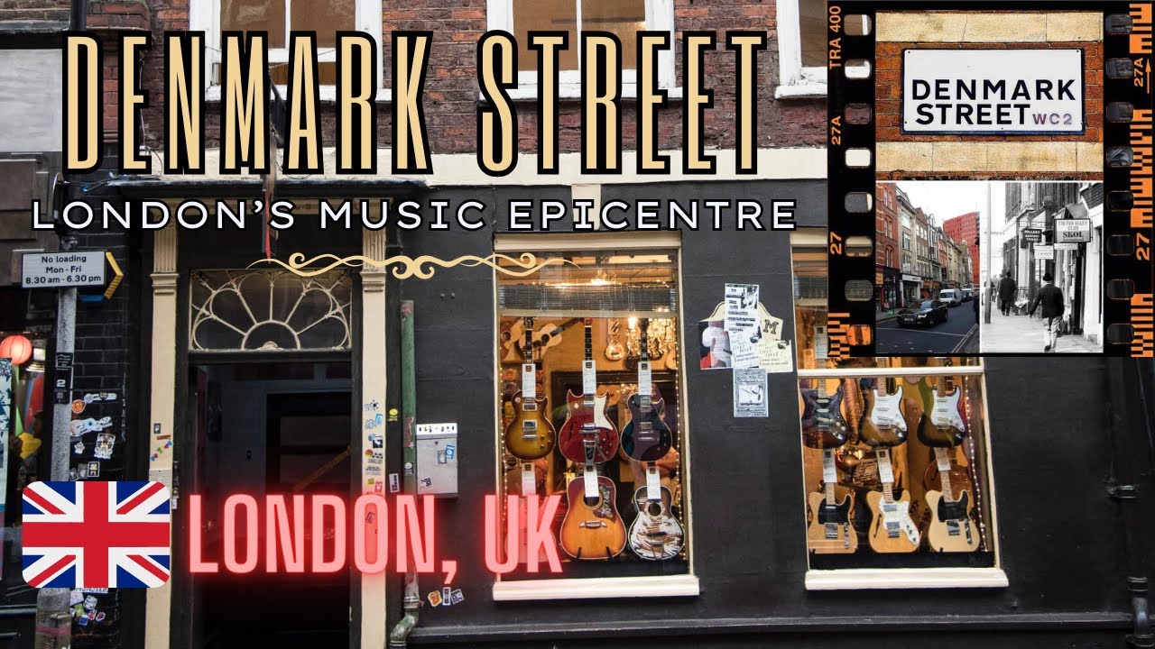 Denmark Street Walking Tour, London&rsquo;s music epicentre, London, UK