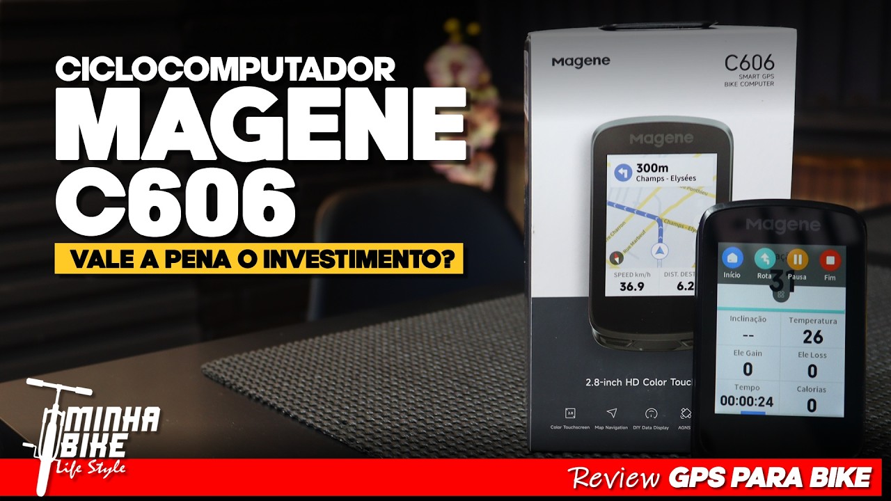 MAGENE C606 VALE A PENA? Review Completo desse GPS para Bike - Minha Bike Life Style