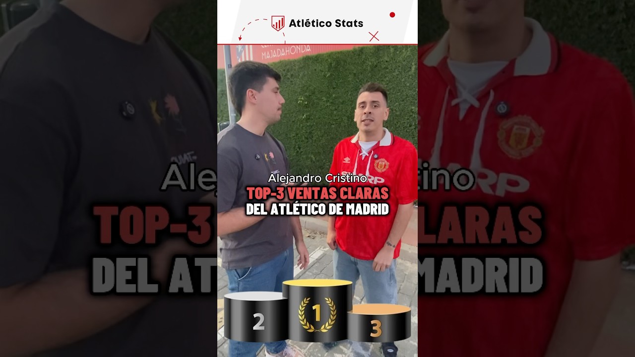 TOP-3 VENTAS CLARAS DEL ATL&Eacute;TICO DE MADRID EN ESTE MERCADO CON ALEJANDRO CRISTINO #shorts