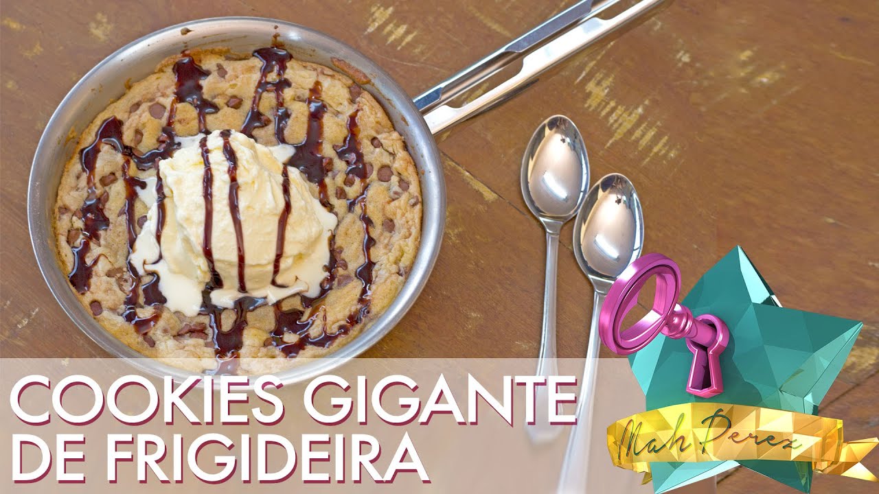 Como fazer Cookie gigante de frigideira (muito fácil) - Segredinhos #110