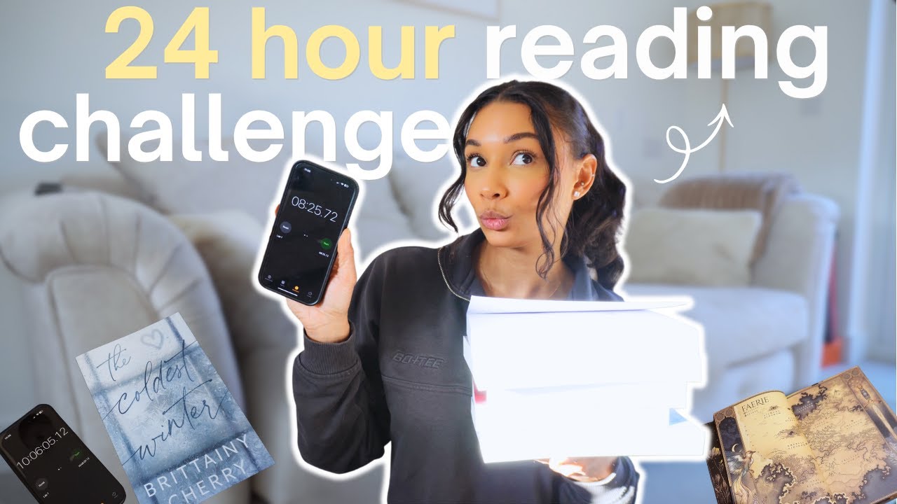how many books can I read in 24 hours?! ✨📖⏳ *24 hour reading challenge*