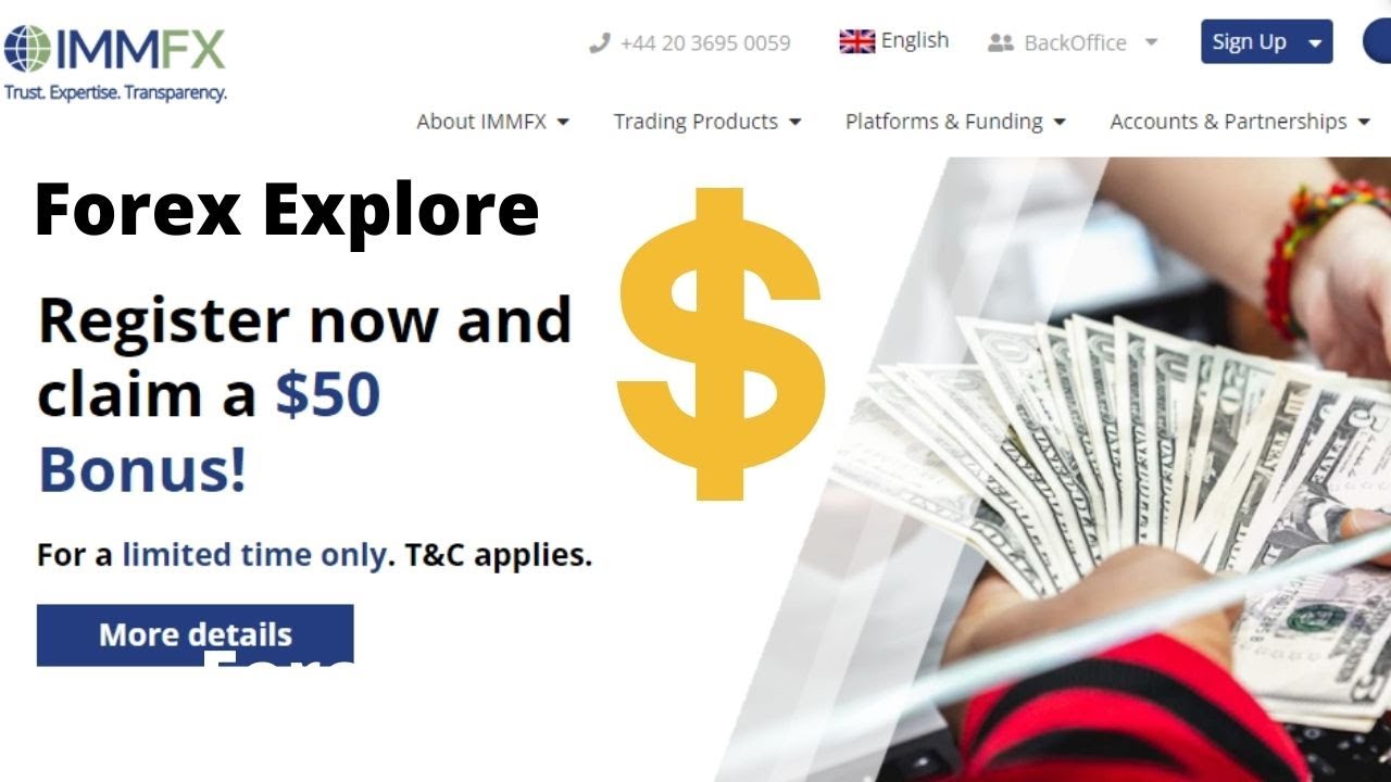 No Deposit Bonus||Free 50$ No Investment IMMFX ||Forex Explore ||