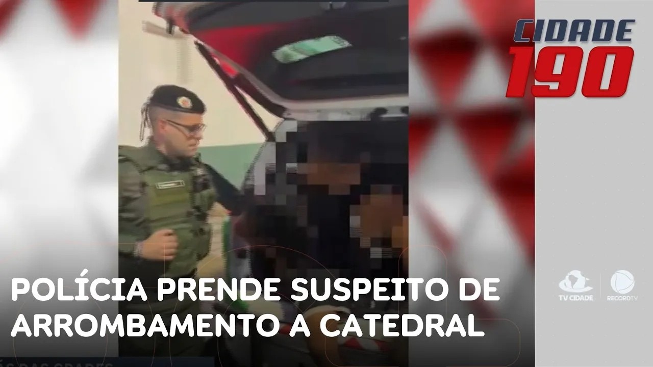 Polícia prende suspeito de arrombamento a Catedral da Sé | Cidade 190