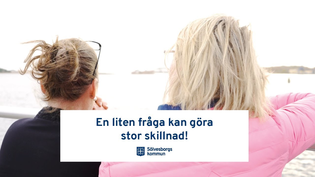En liten fråga kan göra stor skillnad - våga fråga hur någon annan mår