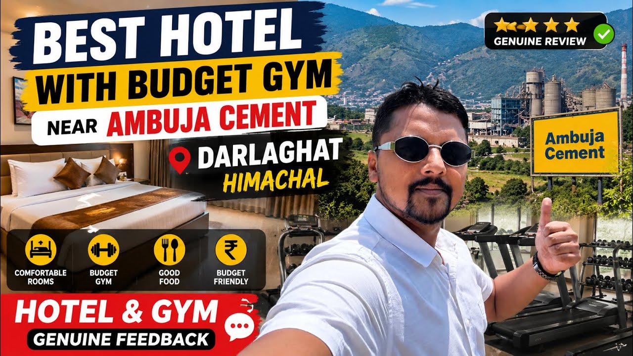 Best Hotel With Budget Gym Near Ambuja Cement Darlaghat Himachal | Hotel And Gym Genuine Feedback 