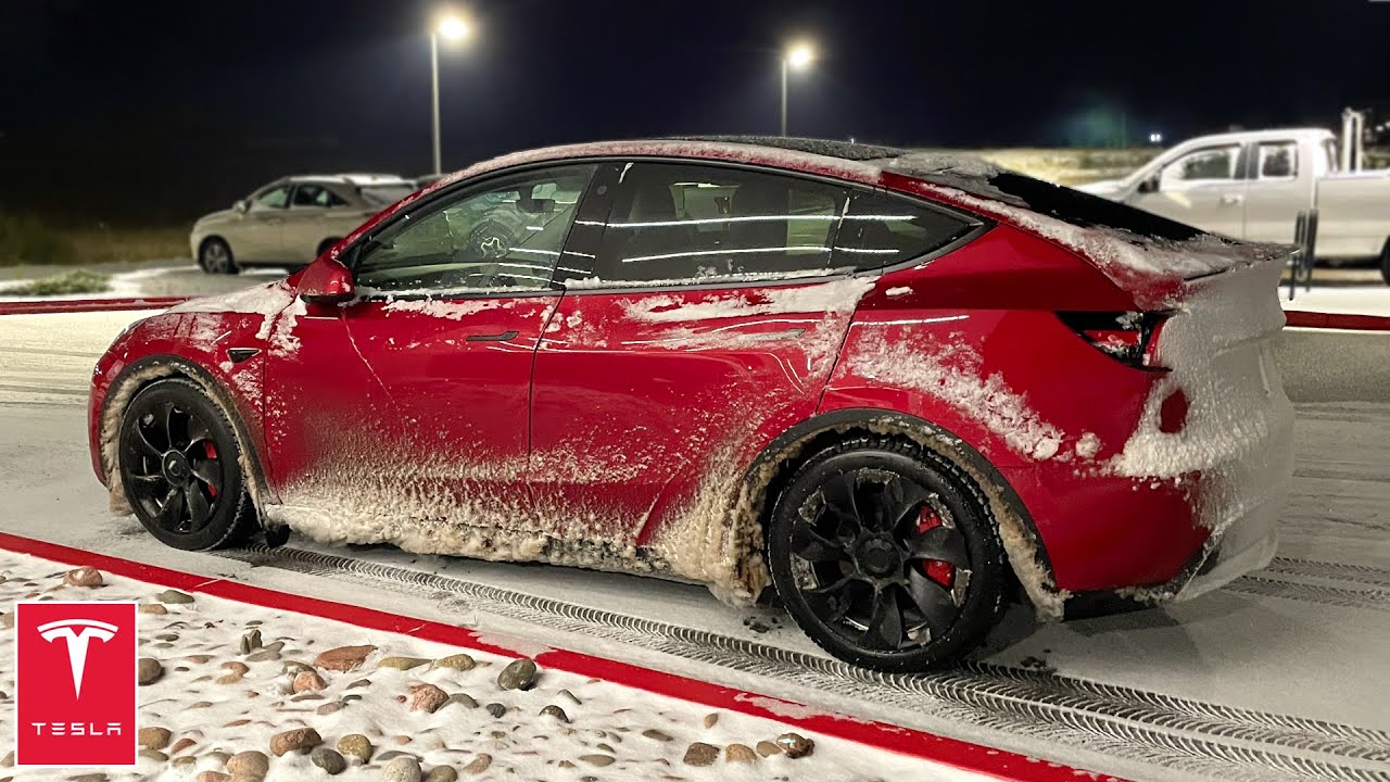 Tesla Model Y: 1000-мильное путешествие в режиме Blizzard Beast Mode — долгий путь... (из Колорад...