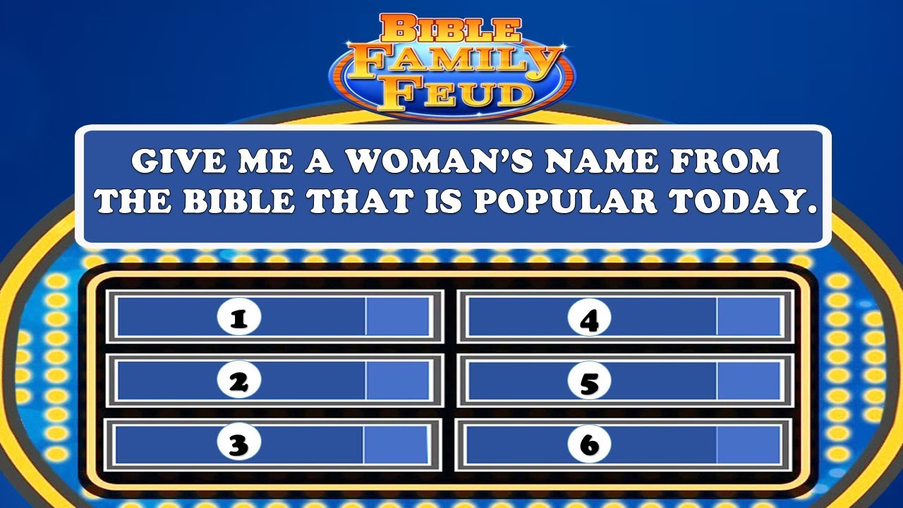 bible family feud