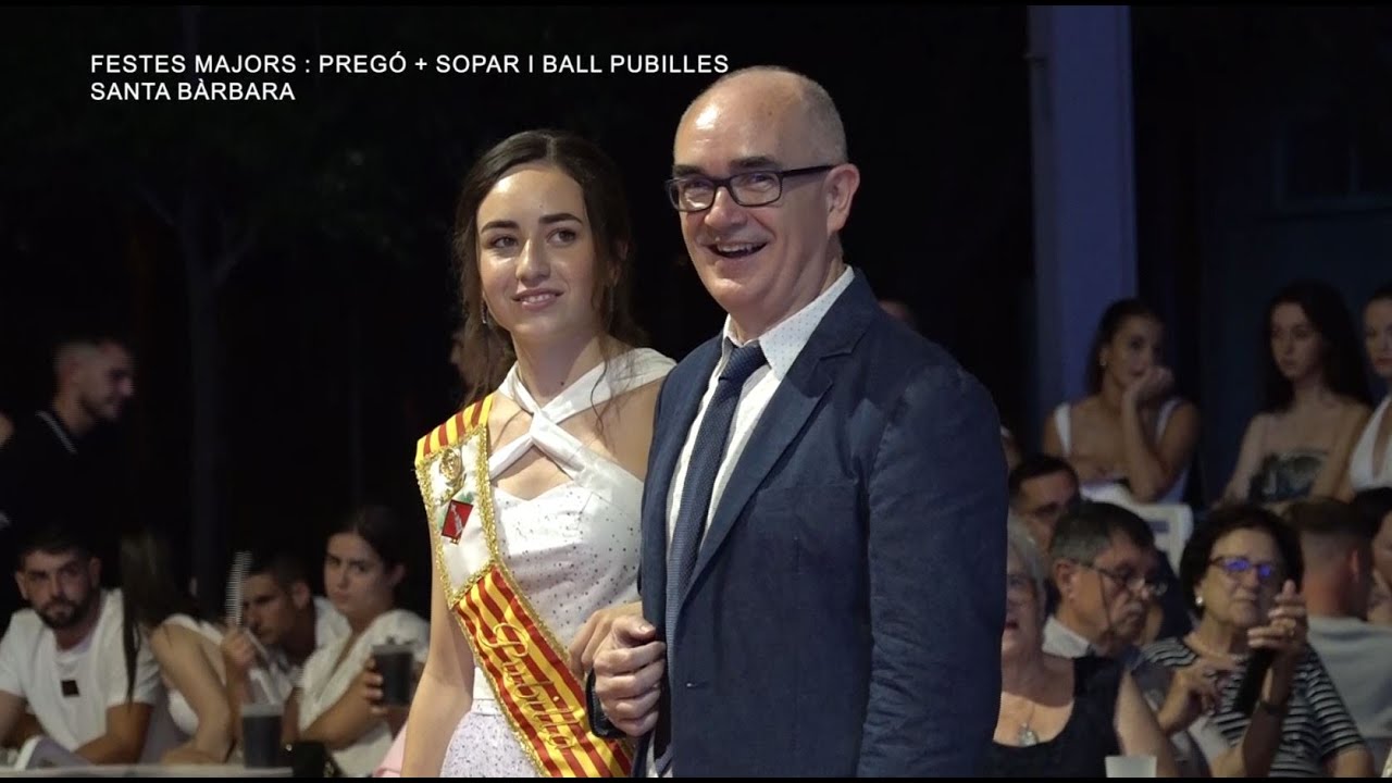 Festes Majors de Santa B&agrave;rbara: Preg&oacute;, Sopar de Pubilles i Ball de Pubilles
