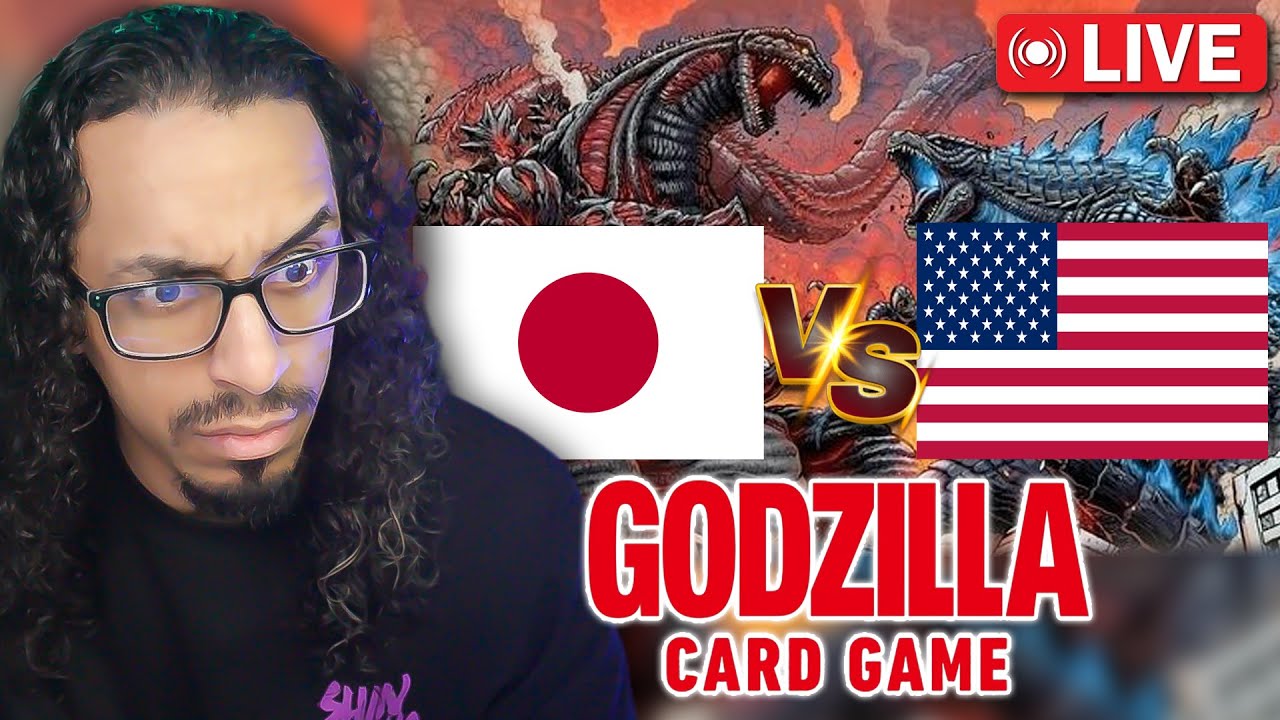 🔴Japan vs USA - CHAMPION vs CHAMPION! The International Godzilla Card Game Showcase LIVE
