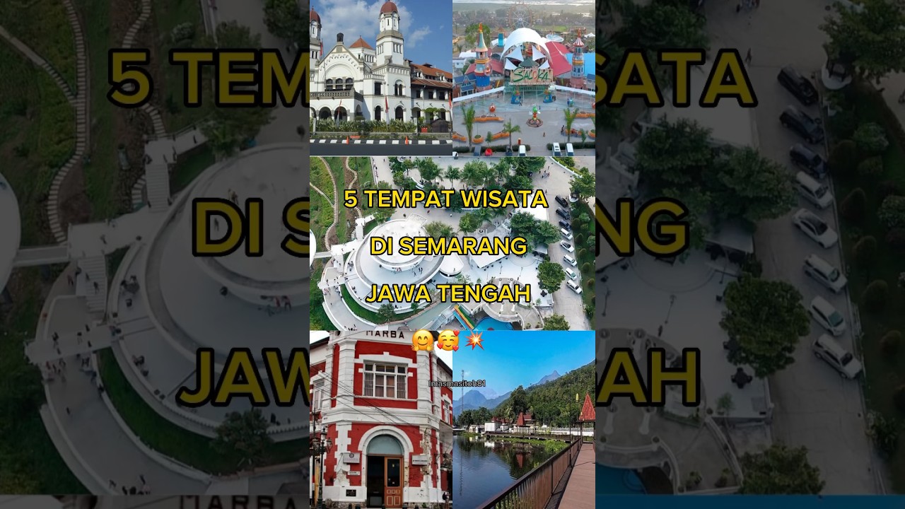 5 TEMPAT WISATA DI SEMARANG #youtubeshorts #viral #trending #shortvideo #youtube #shorts #short