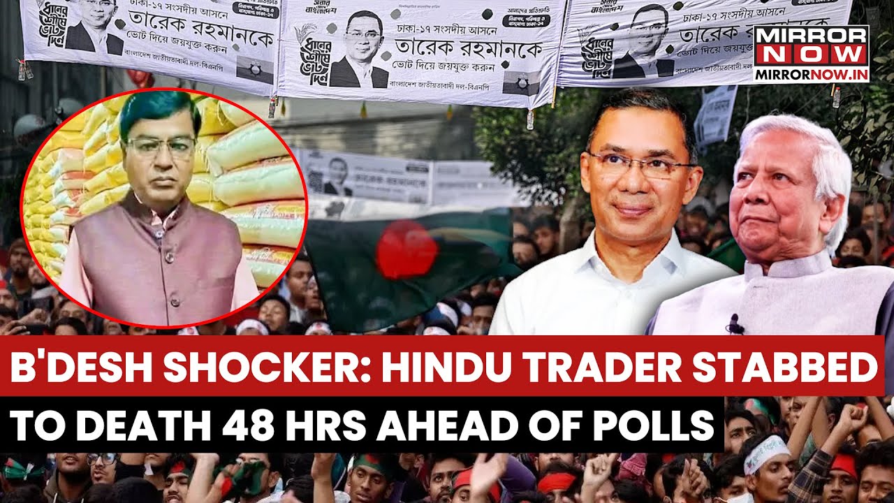 Bangladesh Shocker: Hindu Trader Stabbed To Death Inside Shops 48 Hours Ahead Of Elections